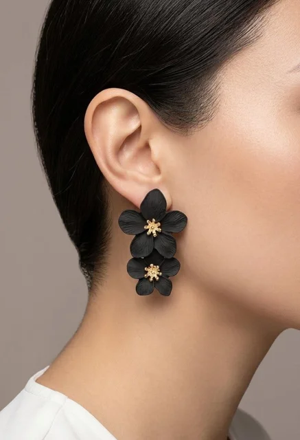 گوشواره فشن مینا کاری